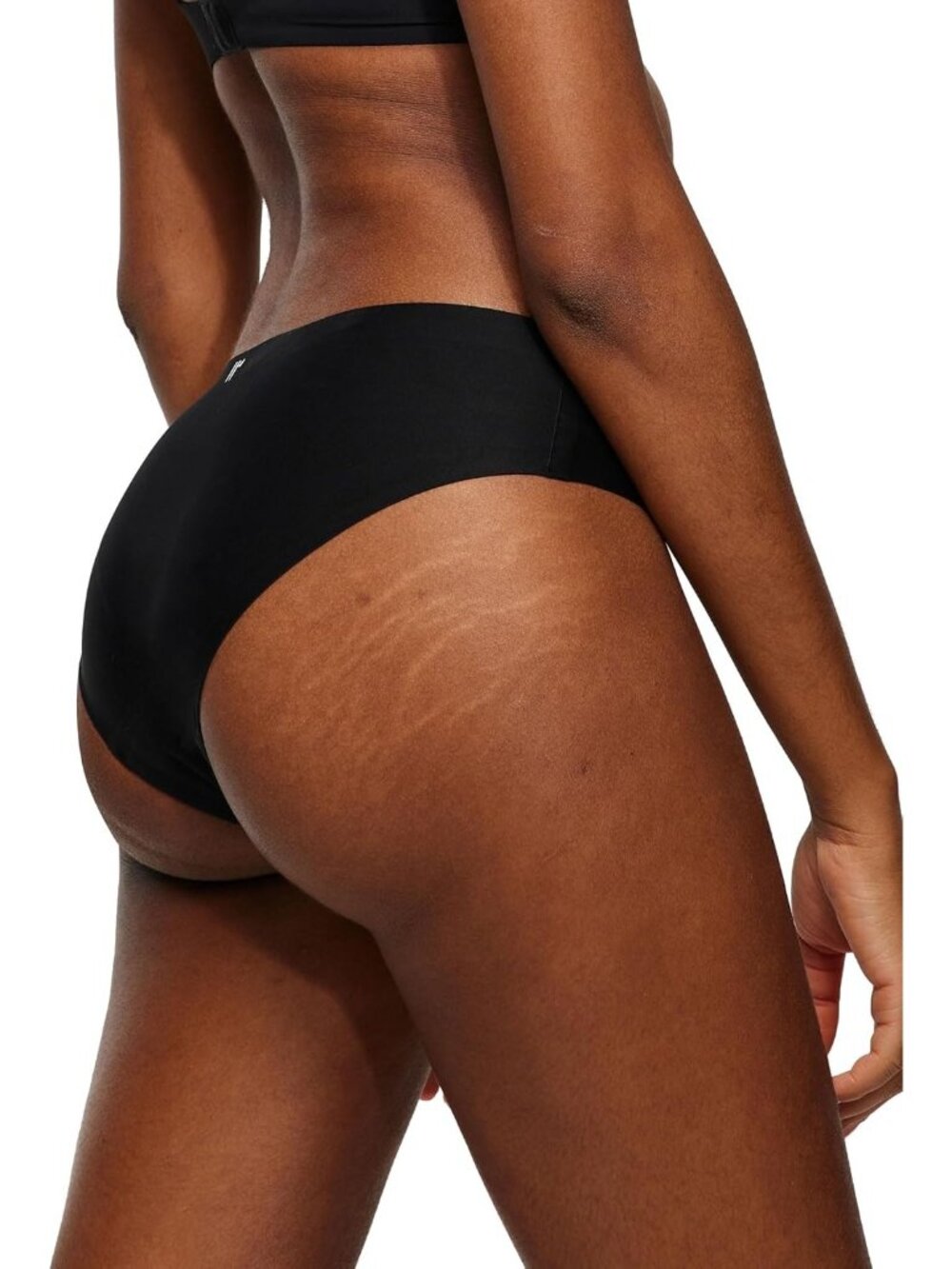 LEAKPROOF2.0 Seamless Bikini Period Underwear – Black S/M – Holds 6 Tampons